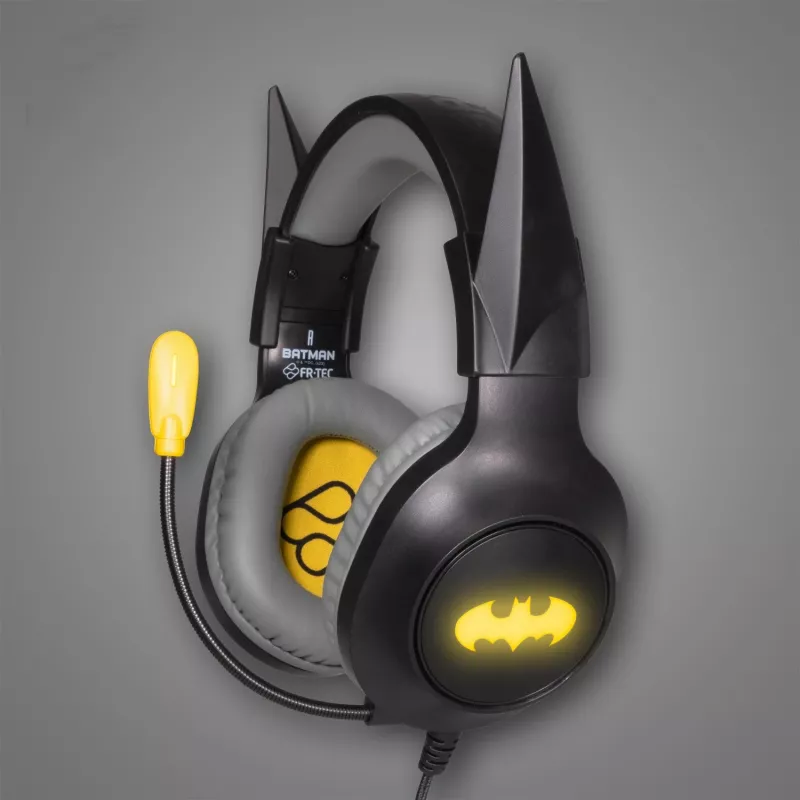 Headset FR-TEC Gaming Headset Batman con orecchie rimovibili