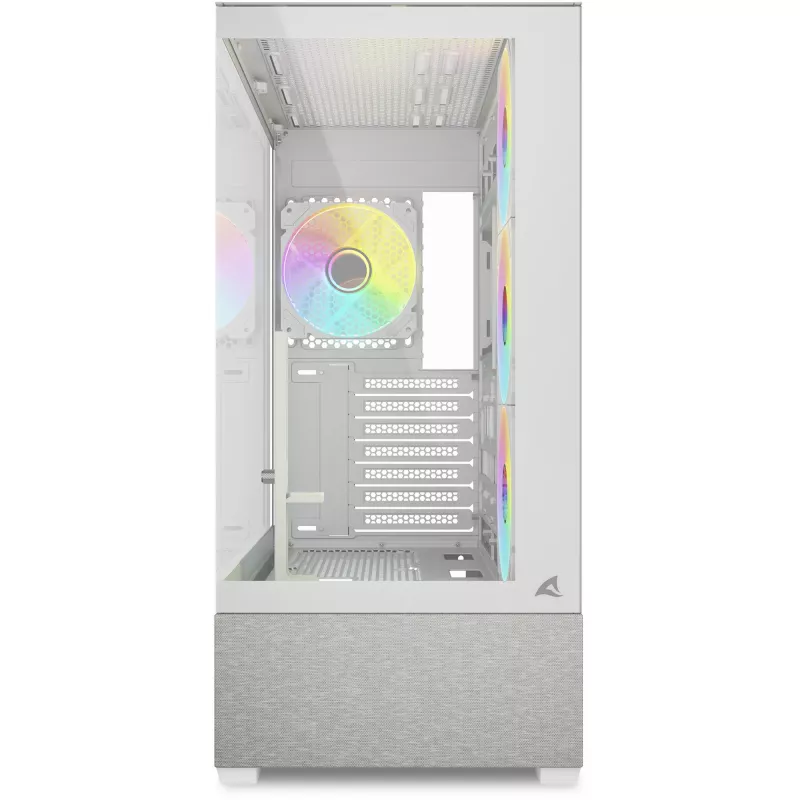 Case per computer Sharkoon AK7 ARGB ATX bianco