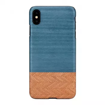 Custodia per smartphone man and wood per iPhone XS Max — Denim nero