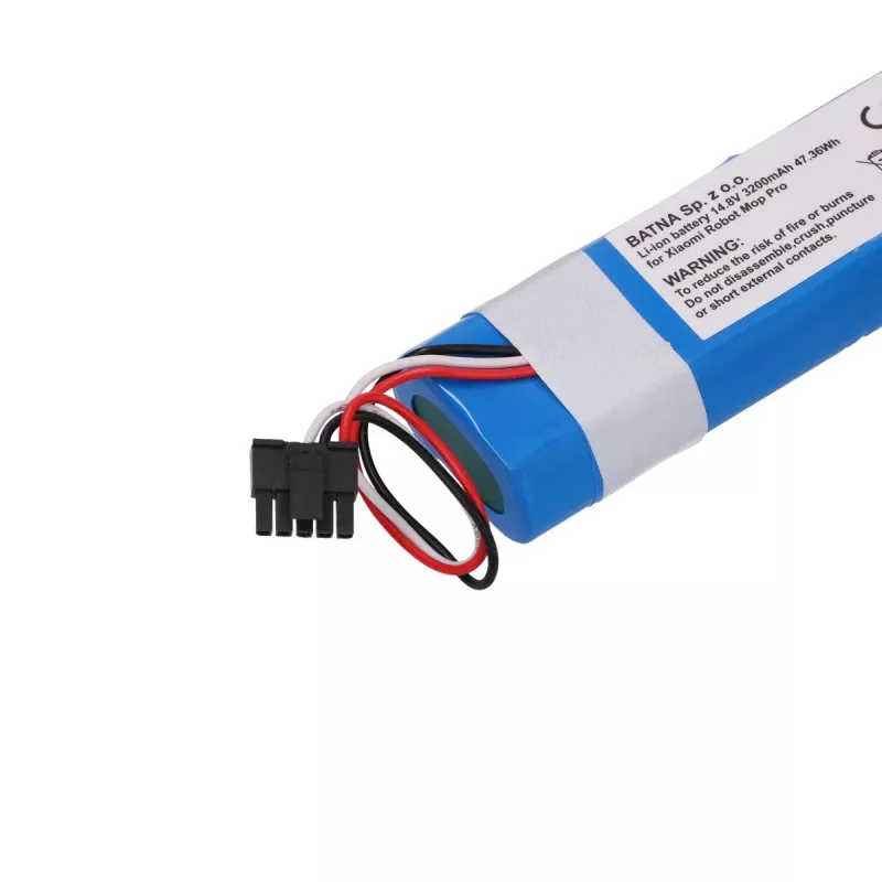 Batteria ricaricabile di ricambio per Xiaomi Robot Mop Pro — 3200mAh INR18650 MA1-4S1P-SC