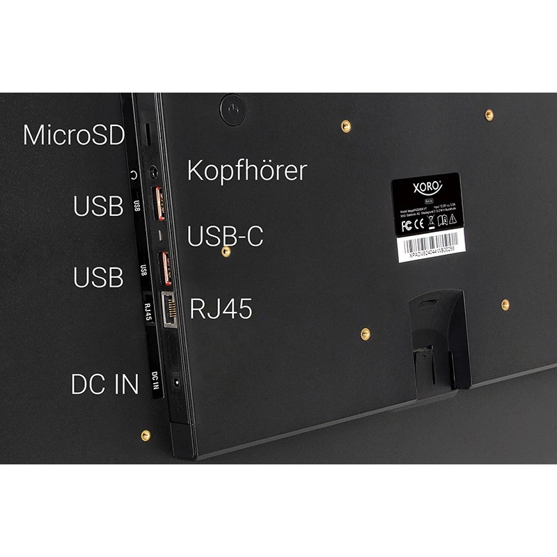 XORO MegaPAD 2404v7 24 60,96 cm Tablet 64 GB nero Android - 64 GB (XOR400667)