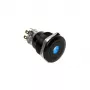 Pulsante a pressione antimanomissione DimasTech 22 mm Blackline Dot RGB PD223