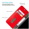 Custodia in pelle FIXED per Samsung Galaxy A36 5G – rossa, protezione frontale e posteriore, fori precisi