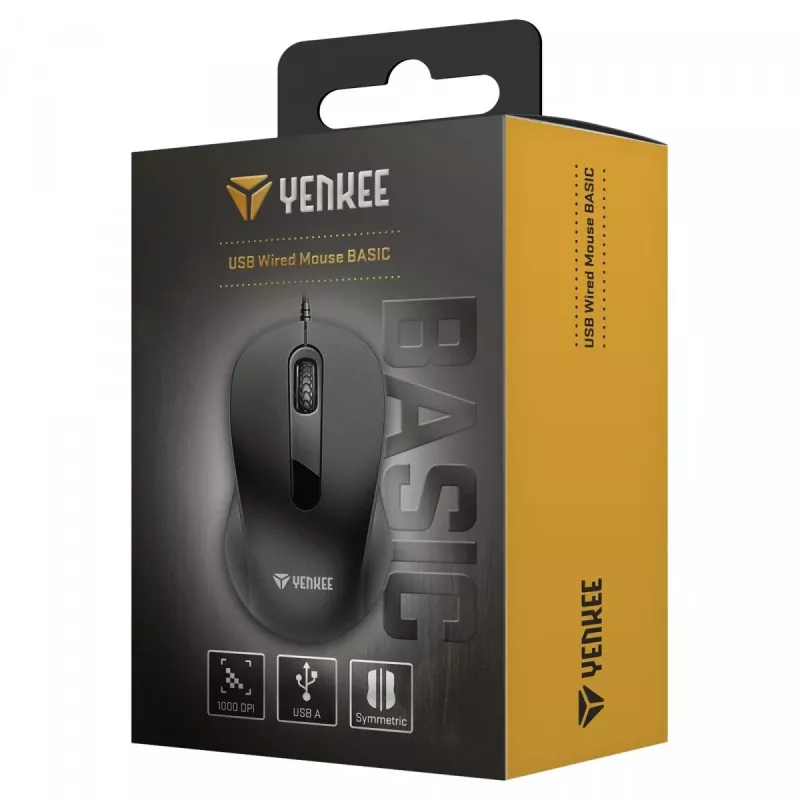 Mouse Yenkee YMS 003BK con filo USB