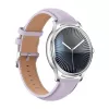 Smartwatch Colmi L28 argento-viola con cinturino in pelle viola