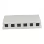 Synergy21 keystone, supporto moduli, patch panel per 6x moduli TP, da parete, bianco (ABS)