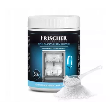 Detergente in polvere per lavastoviglie FRISCHER FR00122_1000, 1 kg, per lavastoviglie automatiche, contenitore in plastica