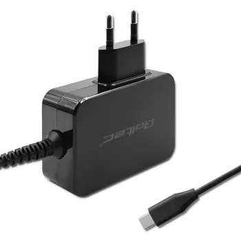 Alimentatore QOLTEC 52384 GaN 30W uscita 5–20V caricabatterie USB