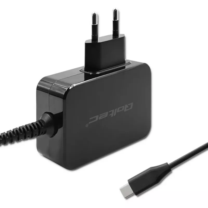 Alimentatore QOLTEC 52384 GaN 30W uscita 5–20V caricabatterie USB