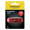Chiavetta USB Intenso 128 GB USB Type-A 2.0 Rosso Trasparente