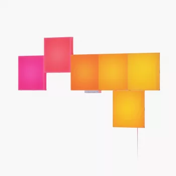 Pannello LED Nanoleaf N8100K02-6BS – quadrato RGB, 6 pz., AC 100–240 V, montaggio a parete