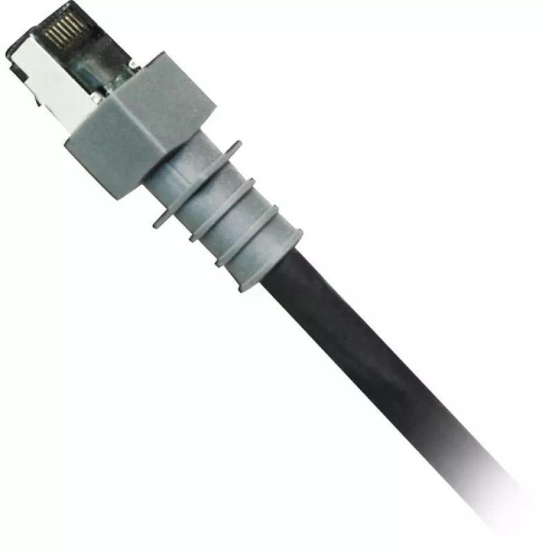 Cavo di rete PatchSee PCI6-DPF/100 RJ-45 Cat6a 30 m nero