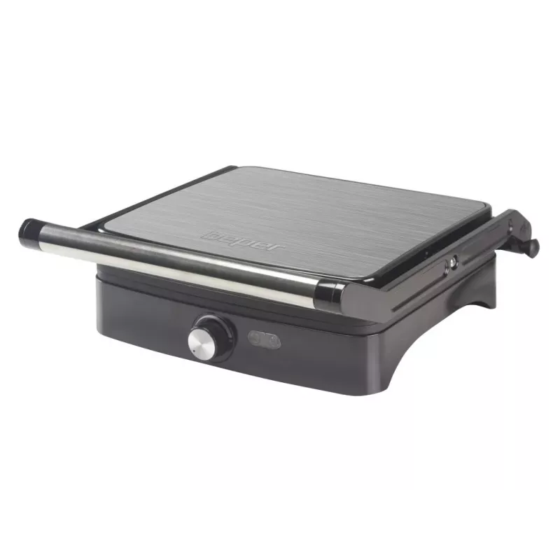 Tostapane elettrico Beper P101TOS502 — tostapane 2 fette in acciaio inox, design compatto
