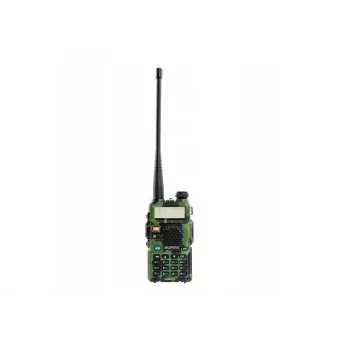 Ricetrasmettitore portatile bidirezionale Baofeng UV-5R 5W HT Camo — dualband FM, 5 W, batteria 1800 mAh