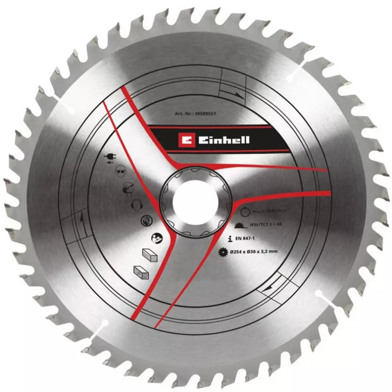 Lama circolare KWB HW Ø 254 x 30 mm, 3,2 mm, 48 denti