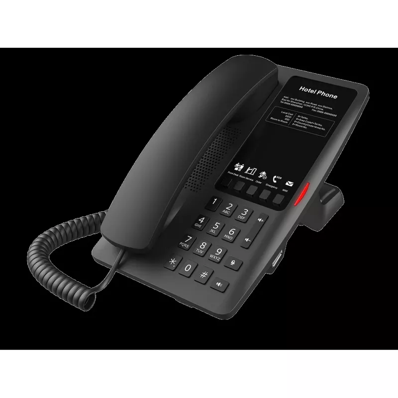 Telefono IP Fanvil H4W-nero – audio HD, supporto Wi‑Fi