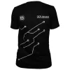 T-shirt der8auer PCB-Design taglia L