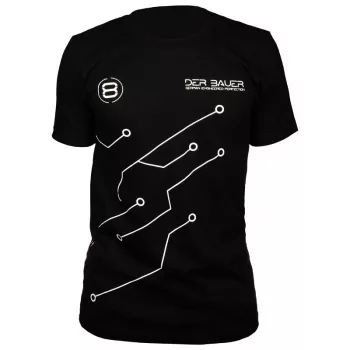 T-shirt der8auer PCB-Design taglia L