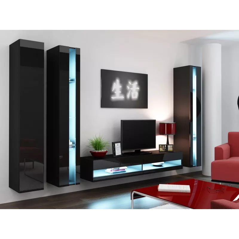 Cama supporto TV VIGO new 30/180/40 nero/nero lucido