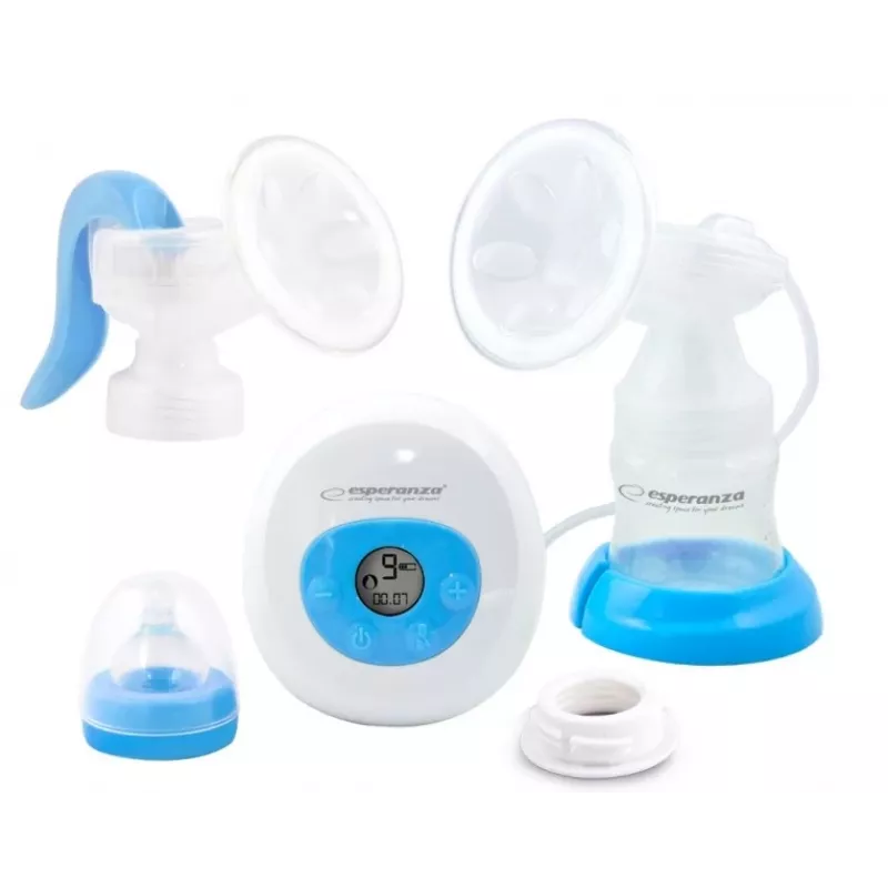 Tiralatte ESPERANZA ECM003B elettronico 150 ml, display integrato, blu/bianco, 100–240 V AC