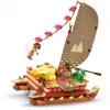 LEGO Disney 43270 La canoa dell'avventura di Moana, 529 pezzi, 3 minifigure, 6+