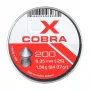 Umarex Cobra Pointed Ribbed 121-258 pallini per armi ad aria compressa 6,35 mm, 200 pz.