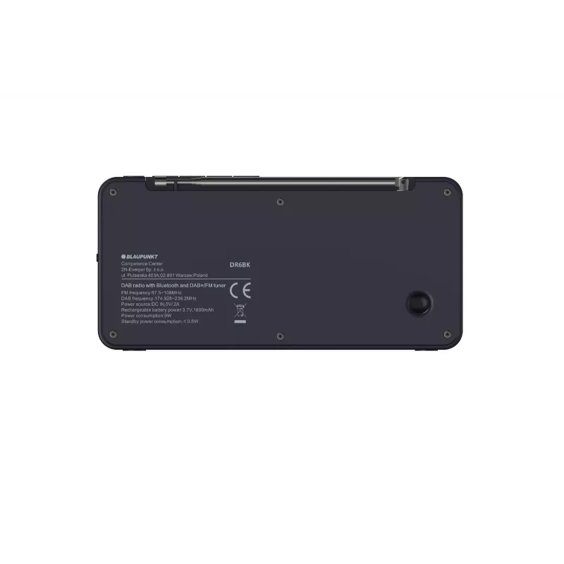 Blaupunkt DR6BK radio portatile nero