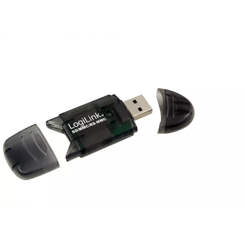 Lettore di schede LOGILINK CR0007 USB 2.0 per SD/MMC, nero, fino a 480 Mbit/s