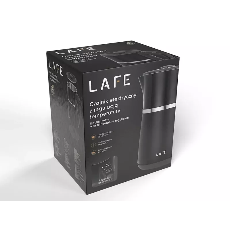 Bollitore LAFE 1,7L 2200W nero
