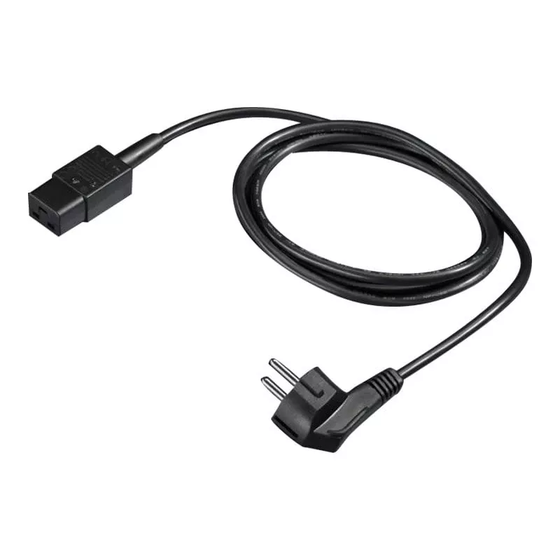 Spina di alimentazione tipo F Rittal DK 7200.216 nero 1,8 m