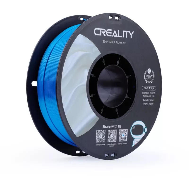 Materiale per stampa 3D Creality 3D 3301120006 blu seta 1 kg 1,75 mm