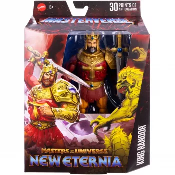 Action figure MATTEL Masterverse King Randor JBP79 — figura snodabile da collezione