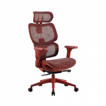 Sedia da ufficio gaming Onex | Ventra Premium rete in tessuto | rosso