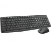 Logitech MK235 tastiera e mouse wireless combo full-size grigio