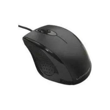 LC-Power M710B - mouse - ottico - 3 tasti - con filo