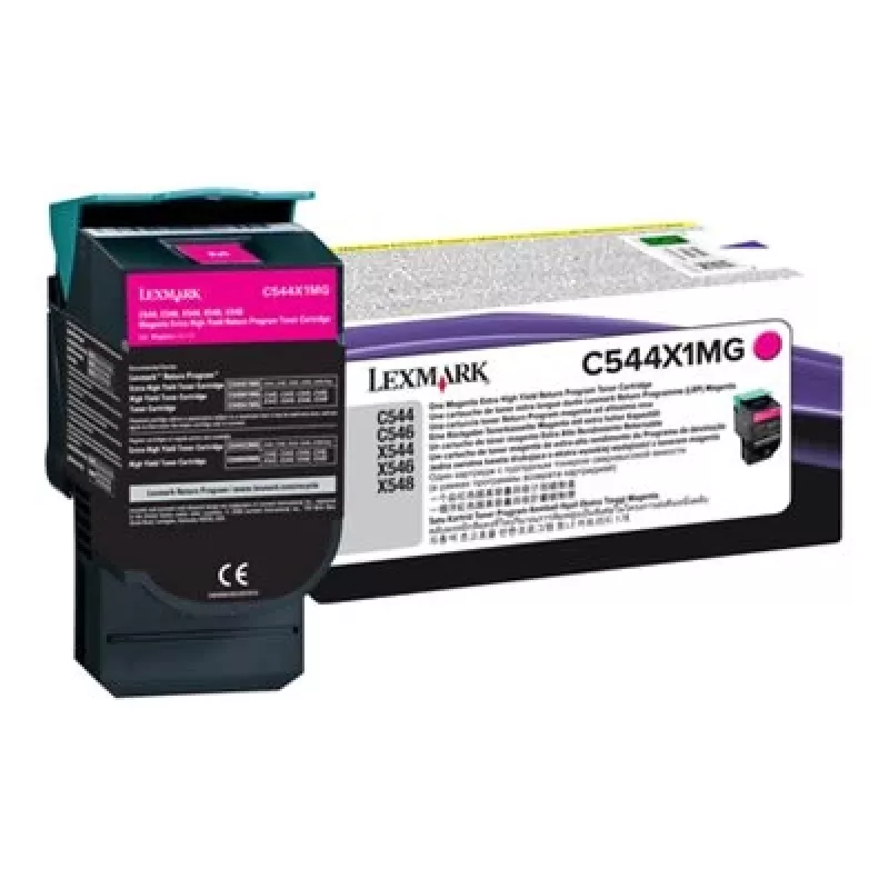 Lexmark C544X1MG cartuccia toner per C544/C546/X544/X546/X548, magenta, 4000 pagine