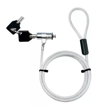Lucchetto per laptop Logilink Nbs009 con chiave incl. 2 chiavi 15 mm