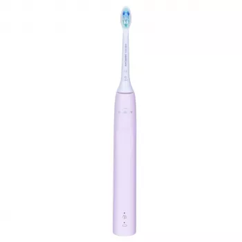 Spazzolino sonico Philips serie 3100 HX3671/11 con sensore di pressione, batteria ricaricabile Li-Ion integrata, 1 testina, bianco/rosa