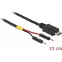 Cavo di alimentazione USB Delock Micro-B su 2 x connettore maschio singolo alimentazione 10 cm (85406)