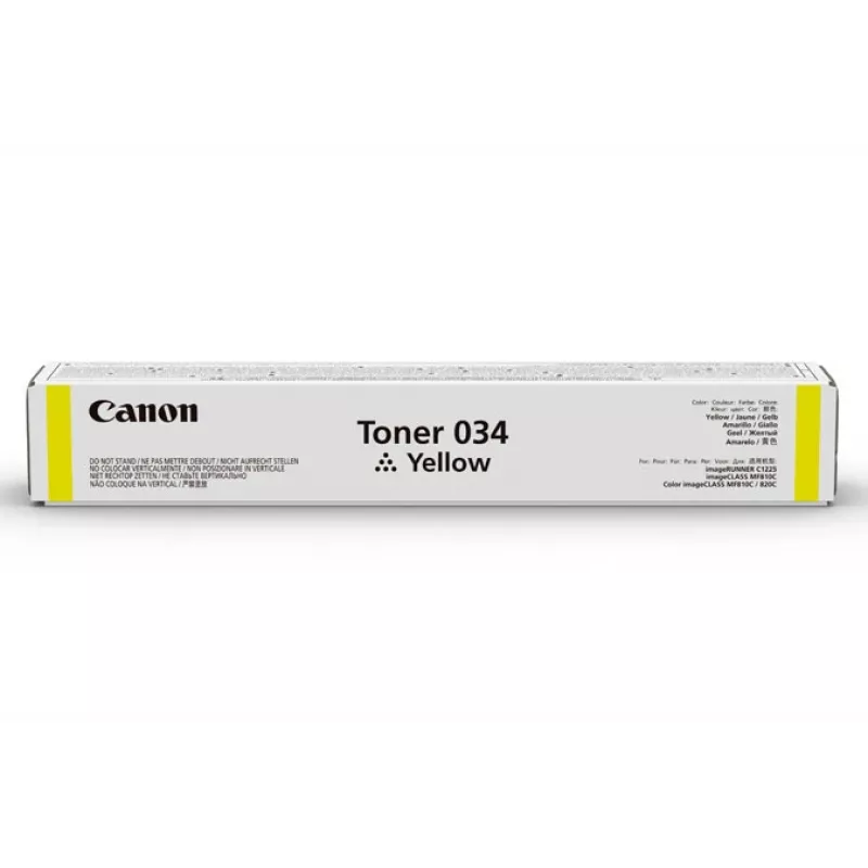 Cartuccia toner Canon 034 1 pz. originale giallo