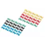 Clip di codifica colori Digitus A-CC-M colori vari PVC 100 pezzi