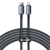 Baseus Crystal Shine CAJY000301 Cavo da USB-C a Lightning, 20 W PD, 2 m, Nero