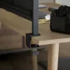 Pannello divisorio / organizer per scrivania Ergo Office, carico max. 10 kg, lavagna bianca, larghezza 1116 mm, nero, ER-301 B
