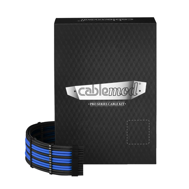 CableMod RT-Series PRO ModMesh 12VHPWR set doppio cavo per ASUS/Seasonic - nero/blu