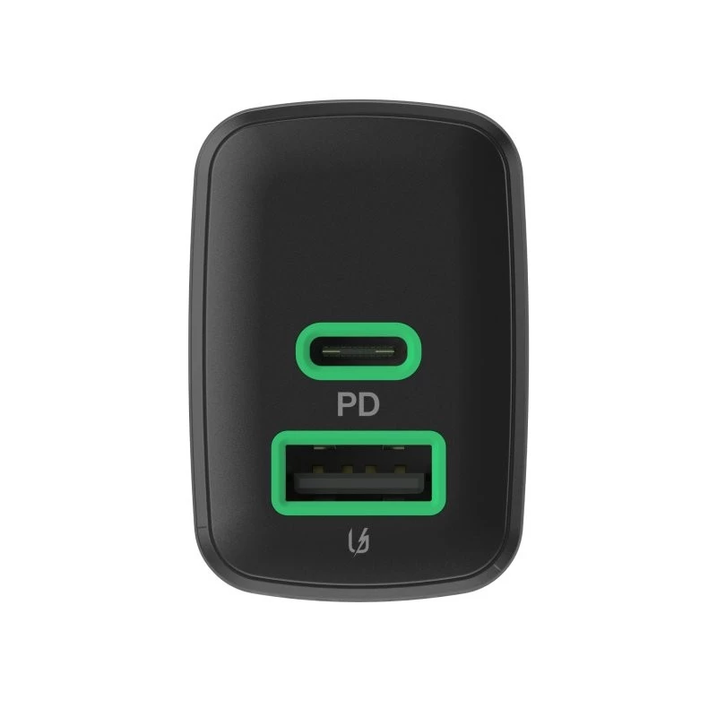 Caricabatterie Green Cell PowerSource Duo30 – 1× USB-A, 1× USB-C, 3A