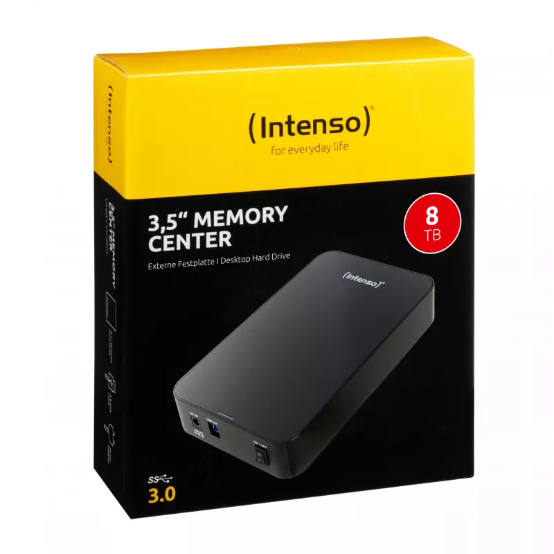 Disco fisso esterno Intenso 8TB USB 3.2 3,5 inch