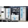 Cama Sideboard 120 cm SOHO S7 bianco/bianco lucido