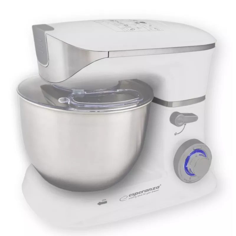 Robot da cucina Esperanza EKM025 1000 W 5 L acciaio inox bianco