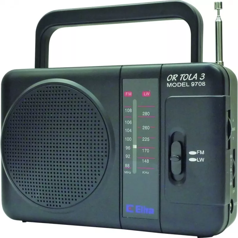 Eltra Tola 3 radio portatile, FM/LW, nera