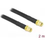 Cavo per antenna DeLOCK connettore maschio SMA a connettore maschio SMA LMR/CFD300 2 m
